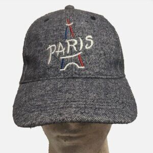 NEW PARIS France Eiffel Chambray Denim Unisex Baseball Cap